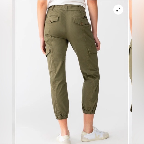 Sanctuary rebel cargo utility pant in hiker green - Picture 10 of 11